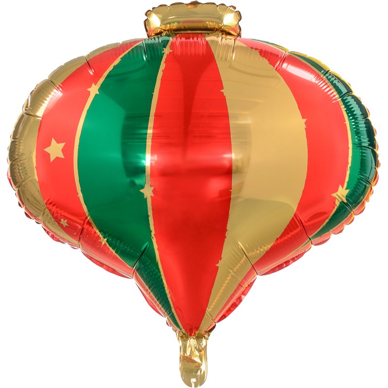CHRISTMAS BAUBLE SHAPED FOIL BALLOON