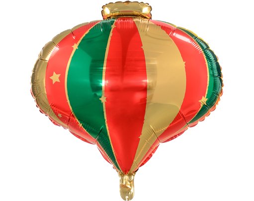 CHRISTMAS BAUBLE SHAPED FOIL BALLOON