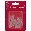 15PK SMALL SUCTION HOOKS