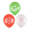 12PK 23cm CHRISTMAS BALLOONS