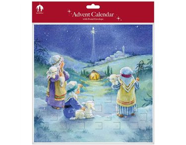 LARGE NATIVITY ADVENT CALENDAR 12S