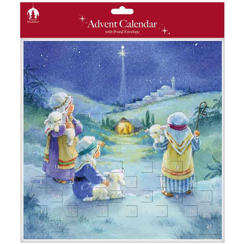 LARGE NATIVITY ADVENT CALENDAR 12S