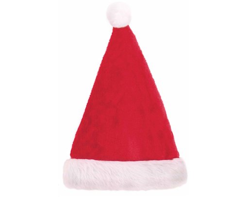 PLUSH SANTA HAT