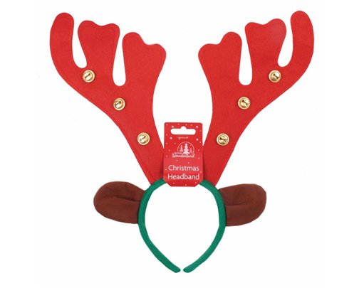 REINDEER ANTLERS WITH BELLS