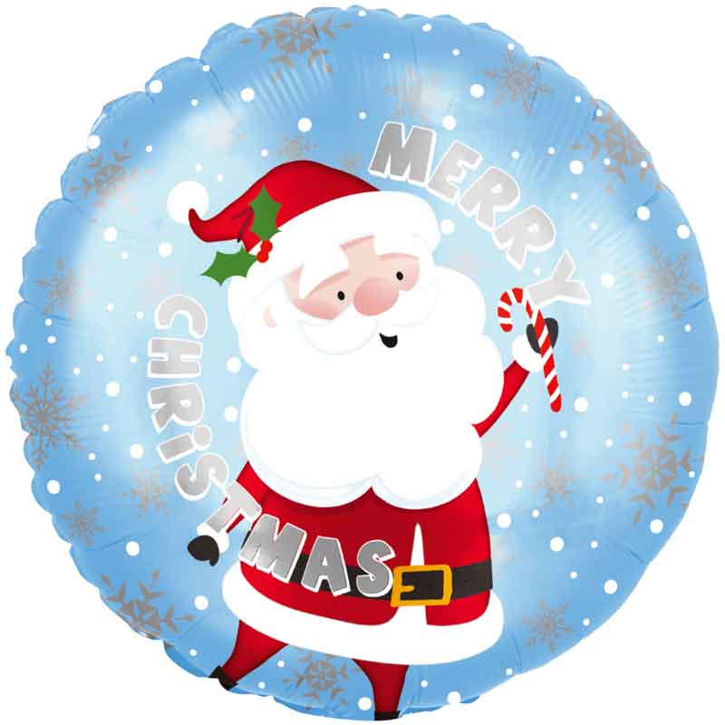 18in CUTE SANTA CUTE FOIL BALLOON