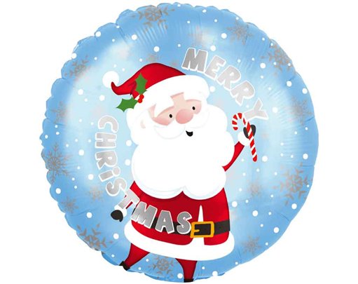 18in CUTE SANTA CUTE FOIL BALLOON