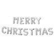 MERRY CHRISTMAS SILVER FOIL BALLOON KIT