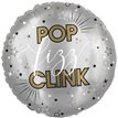 18in POP CLINK FIZZ FOIL BALLOON