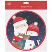 8PK CUTE CHRISTMAS PAPER PLATES