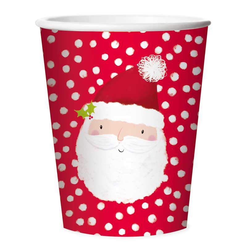 8PK CUTE CHRISTMAS PAPER CUPS