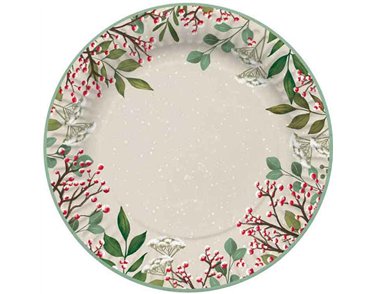 8PK TRADITIONAL PAPER PLATES