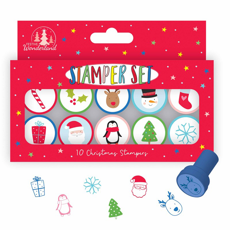 CHRISTMAS 10 PACK STAMPERS