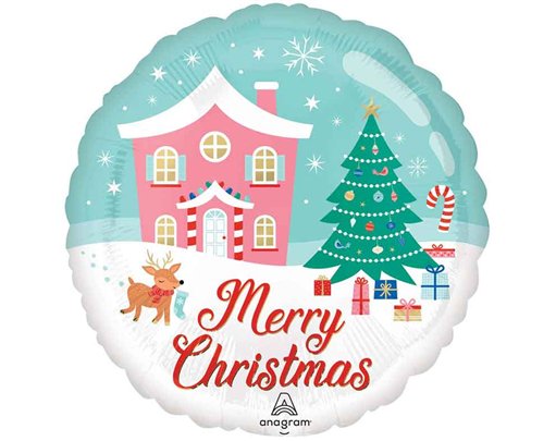 18in NOSTALGIC CHRISTMAS WONDERLAND FOIL BALLOON