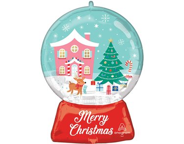 20in WONDERLAND SNOWLGLOBE FOIL BALLOON