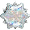 WHITE CHRISTMAS SNOWFLAKE FOIL BALLOON