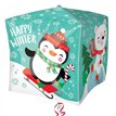15in PENGUIN AND BEAR SCENE CUBEZ