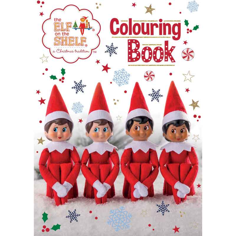 THE ELF ON THE SHELF COLOURING BOOK