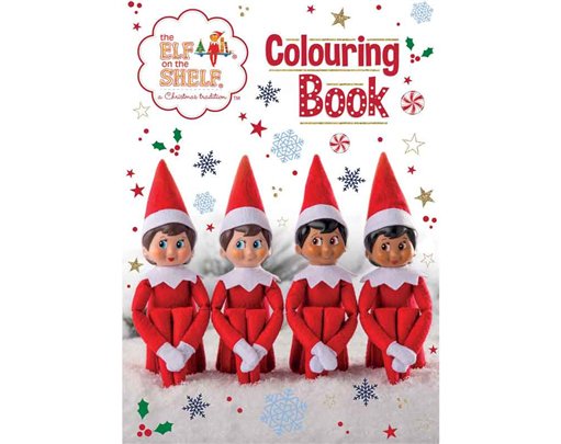 THE ELF ON THE SHELF COLOURING BOOK