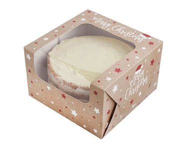 7in CHRISTMAS CAKE BOXES