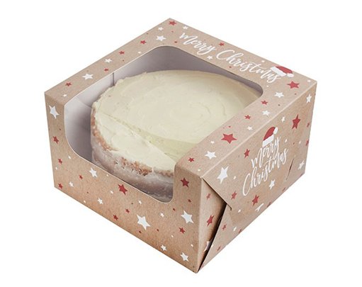 7in CHRISTMAS CAKE BOXES