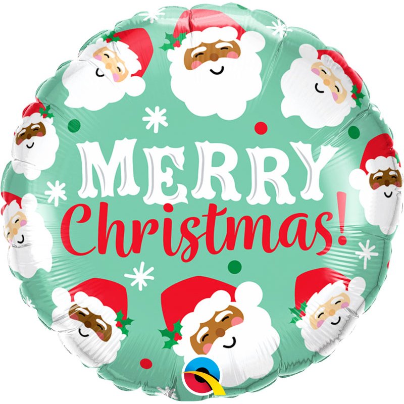18IN HO HO HO CHRISTMAS SANTAS FOIL BALLOON