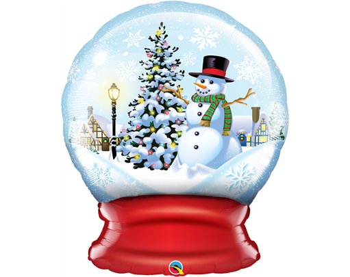 36IN SNOW GLOBE FOIL BALLOON