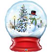 36IN SNOW GLOBE FOIL BALLOON