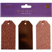 9PK ROSE GOLD GIFT TAGS 12S
