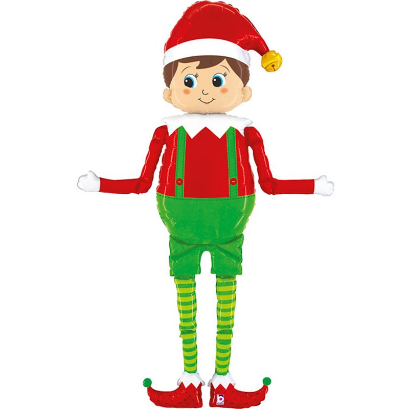 5ft SPECIAL DELIVERY ELF FOIL BALLOON