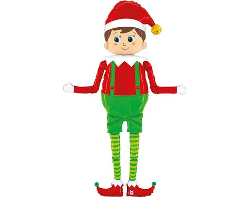 5ft SPECIAL DELIVERY ELF FOIL BALLOON