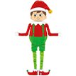 5ft SPECIAL DELIVERY ELF FOIL BALLOON