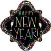 29in NEW YEAR PARTY CONFETTI FRAME FOIL BALLOON