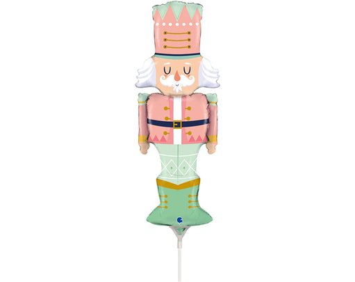 14in PASTEL NUTCRACKER MINI AIRFILL FOIL BALLOON 10S