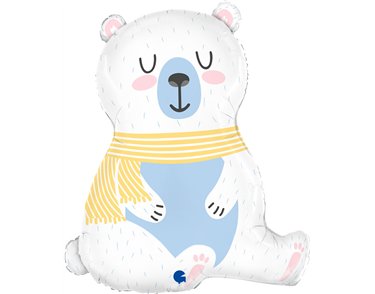 34in POLAR BEAR FOIL BALLOON