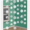 6PC 2.1m SNOWFLAKE STRING DECORATIONS