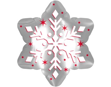 SNOWFLAKE FOIL BALLOON