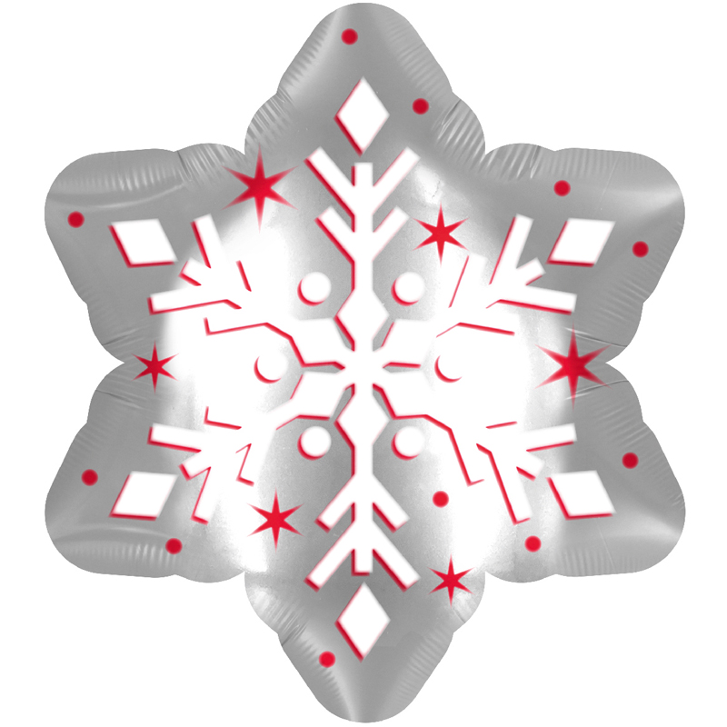 SNOWFLAKE FOIL BALLOON