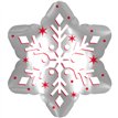 SNOWFLAKE FOIL BALLOON