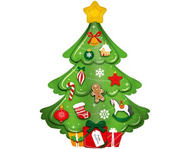 CHRISTMAS TREE FOIL BALLOON
