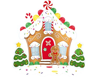 SANTAS GROTTO FOIL BALLOON