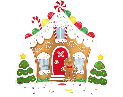 SANTAS GROTTO FOIL BALLOON