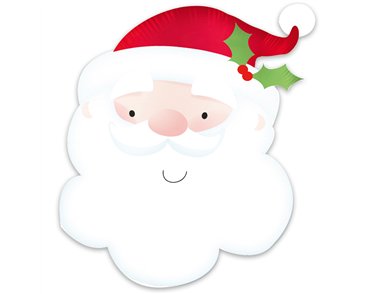SANTAS HEAD FOIL BALLOON