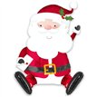 SITTING SANTA FOIL BALLOON