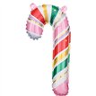 5PK 14in CANDY CANE AIR FILL FOIL BALLOON