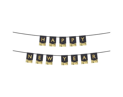 135x17cm HAPPY NEW YEAR BANNER