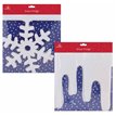 2ASST XMAS SNOW FRINGE