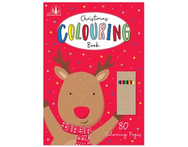 CHRISTMAS PREMIUM COLOURING BOOK 6S