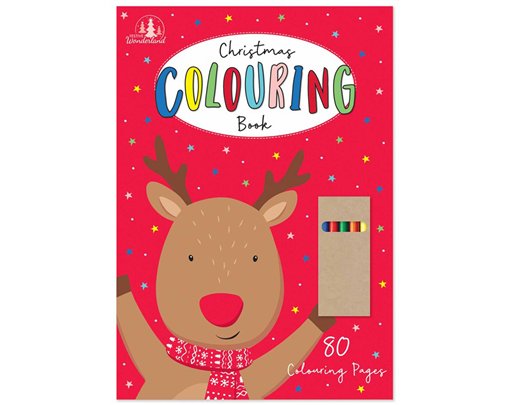 CHRISTMAS PREMIUM COLOURING BOOK 6S