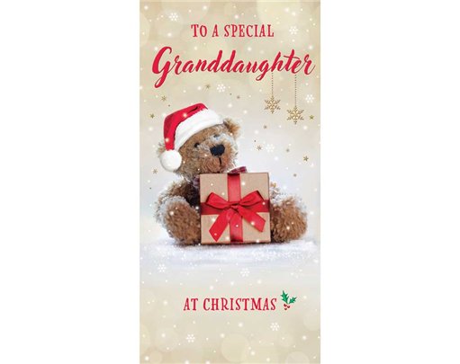 CHRISTMAS SPIRIT GRANDDAUGHTER MONEY WALLET 10S