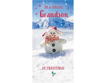 CHRISTMAS SPIRIT GRANDSON MONEY WALLET 10S